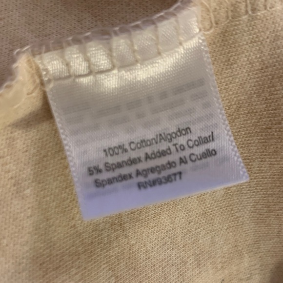 St. John's Bay Beige Knit Top - Picture 3 of 3